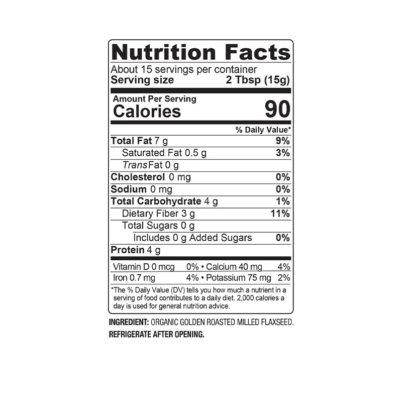 BareOrganics Ground Flaxseed | USDA Organic, Vegan, Non-GMO | Fiber