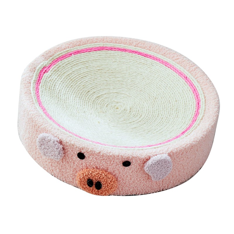 Cat Scratcher Bed Sisal Round Shape Cat Scratcher Lounge Bed