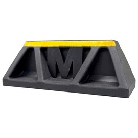 M-Block Rooftop Pipe Support - Heavy Duty Roof Blocks for Conduit - 100% Recycled Rubber Base - For Standard Strut Brackets & Clamps - Flat-Bottom Rubber Channel Support - M-Block Base