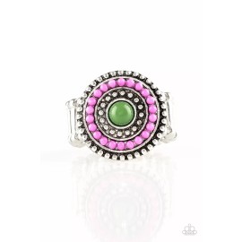Paparazzi ~ Tides Pools Purple and Green Ring