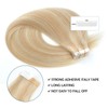 Sassina Tape in Hair Extensions Real Human Hair Natural Highlight