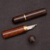 WUTA Leather Craft Needles Rosewood Needle Case Hand Sewing Needles