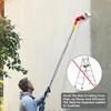 Multi-Angle Paint Brush Extender,Rotating Head Extension Pole Attachments For High