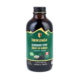 Organic Elderberry Syrup for Adults and Kids. To relieve Colds & Flu faster. Delicious taste. No sugar added. Made Canada.…
