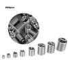 200pcs 304 Stainless Steel Thread Insert M3-M12 Inner Thread Insert