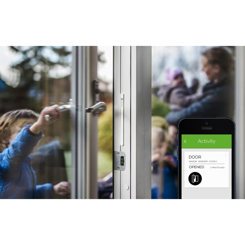 Sensative Z-Wave Plus Ultra Thin Door/Window Contact Sensor Strips Guard,