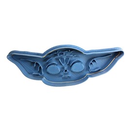Cuticuter Baby Yoda Cara Cookie Cutter, PLA, Blue