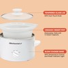 Elite Gourmet MST-250XW Electric Slow Cooker Ceramic Pot Adjustable Temp,