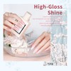 RARJSM Icy Jelly Gel Nail Polish Set of 6 Translucent