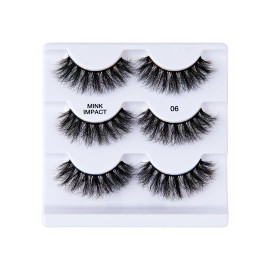 i•ENVY Mink Impact Multipack Black Vegan Lashes Soft Fluffy All Day Comfort 3 Pack