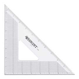 Westcott T-6M 45/45/90 Cutting Triangle 8In