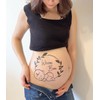 tuzuru Maternity Photo Belly Paint Stickers Body Paint Stickers Tattoo