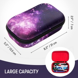 ZIPIT Estuche Galaxia para lápices | Estuche de gran capacidad | Estuche escolar para niñas y niños
