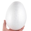 Toddmomy 2Pcs 8 Inch Large White Foam Eggs for Crafts