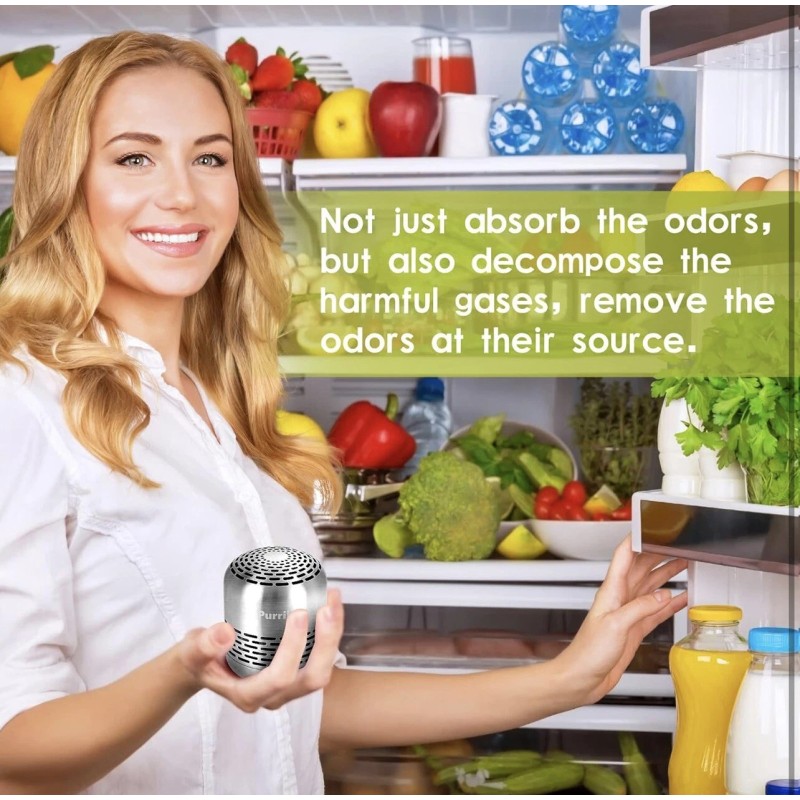 Purriko Refrigerator Deodorizer,Las