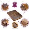 Embossed Tree of Life Genuine Buffalo Leather Refillable Journal -