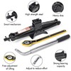 Scissor Car Jack 2 Ton (4409 lbs) Tire Changing Kit