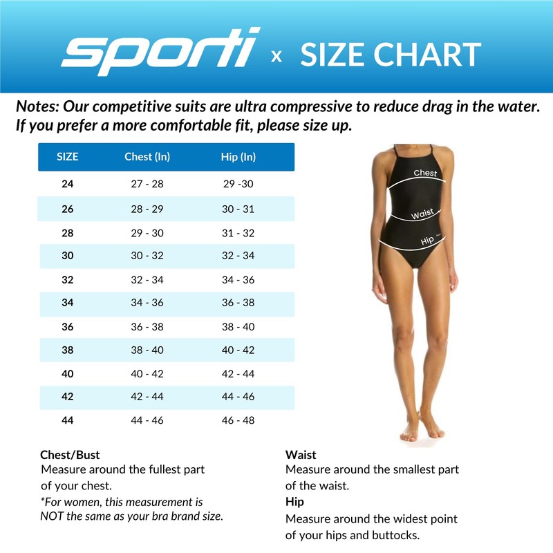 Sporti Guard - Traje de baño de una pieza con