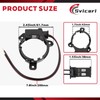 Svicari H7 Headlight Bulb Socket Adapter Holder Kit Compatible with