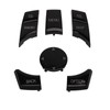 6pcs Multimedia Control Button Multifunction Piano Black Plug and Play