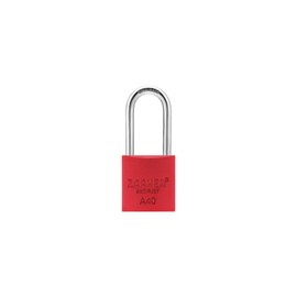 ZARKER Zarker Stainless Steel Rust Proof Padlock, Perfect for Inclement Weather Locations such as Container Warehouses, Warehouses, External Vehicles, Red A40-R