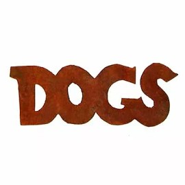 Unbranded Rusty Tin 'Dogs' Word Cutouts | 12 Pieces