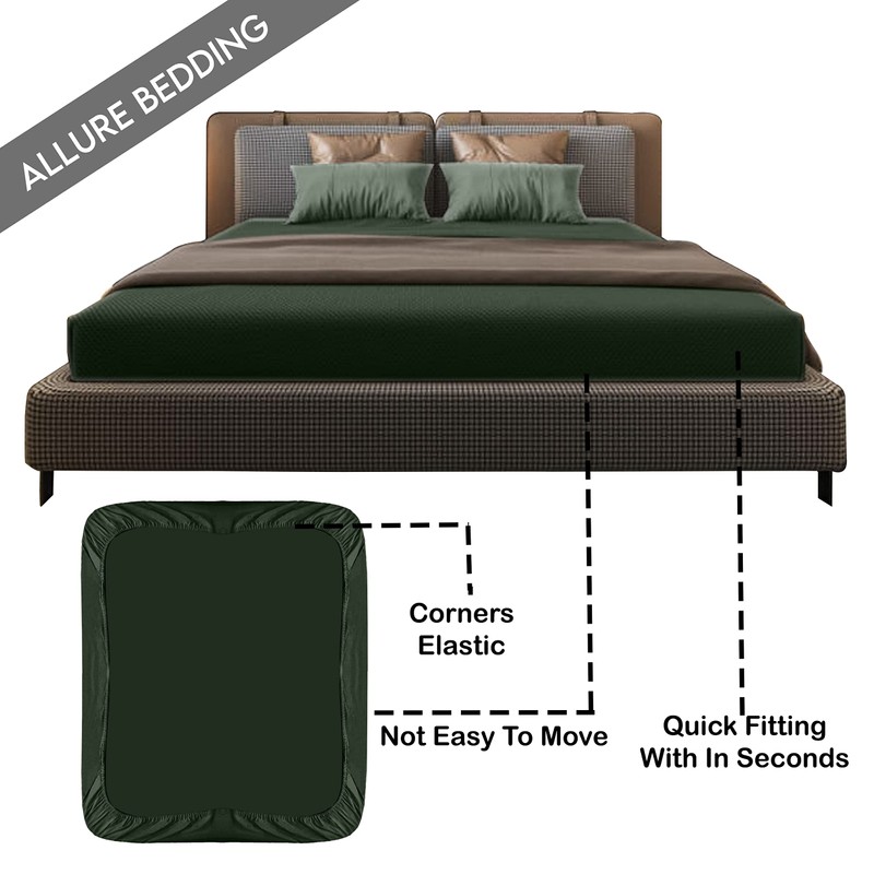 Volcano Infinity Single Fitted Sheet Extra Deep 90×190×40 CM Poly