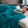 Pawque Soft Fuzzy Faux Fur Throw Blanket 60" x 80",