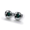 D.A.D Jewelry License Plate Emblem II Emerald (2-Piece Set) SB183-08