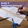 Mr. Pen- Architectural Scale Ruler, 12 inch, Gold, Aluminum Scale