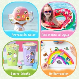 Pegatinas para Niños, 400 Pegatinas Kawaii, Calcomanias Decorativas de Alta Calidad HD Impermeables y Dibujos Animados para Laptop, Botella de Agua, Regalos para Niños, Adolescentes, Niñas y Adultos