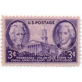 US Postage Stamp Single 1946 Tennessee Issue 3 Cents Scott #941