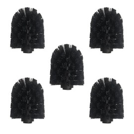 WAVEWO 5 x PP Toilet Brush Head Replacement for 6.5cm Diameter Toilet Brush Heads