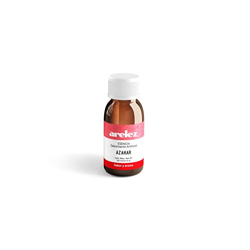 Esencia Saborizante Comestible AZAHAR 120 ml Aroma y Sabor ARELEZ