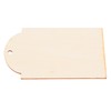 50pcs Wood Pieces DIY Natural Rustic Unfinished Wood with Hemp