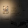 BOENLE Lighthouse Waves Motion Sensor Night Light Plug Into Wall