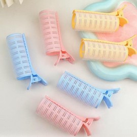 Two-in-One Bangs Curling Clip for Women: Versatile Roll-up Volume Styler Hair Roller Blue/ONE 5ea