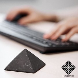 Shungite Pyramid Non-Polished 6 cm x2