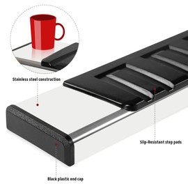 PZ 6 inch Mirror Stainless Steel Running Boards Side Step Nerf Bar Compatible with 2009-2014 Ford F150 Super Cab