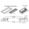 Chameleon Floor Vent Registers - Match Any Floor Tile, Hardwood