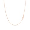 KEZEF Rose Gold Plated Box Chain 925 Sterling Silver Venetian