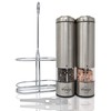Electric Salt and Pepper Grinder Set by VIVVEA - Stainless