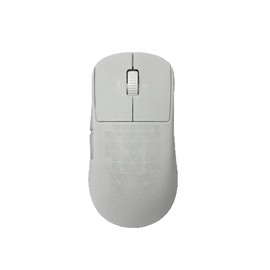 End Game Gear OP1we 4K Wireless Gaming Mouse - Lightweight 62g, Right-Handed, PixArt PAW3370 Optical Sensor 26000 DPI 4000Hz Polling Rate, White Frost