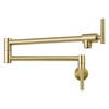 KES Gold Pot Filler with Heat-Resistant Cartridge, 26" Brushed Gold