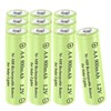 10 Packs 1.2V AA 900mAh Nickel Metal Hydride NiMh Rechargable