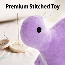 VFM - Purple Stegosaurus 16cm Plush - Oh So Soft Cute Fabric Dinosaur Toy