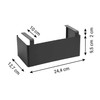 Tescoma Online Line 900903 Tissue Holder in Cabinet Box Black
