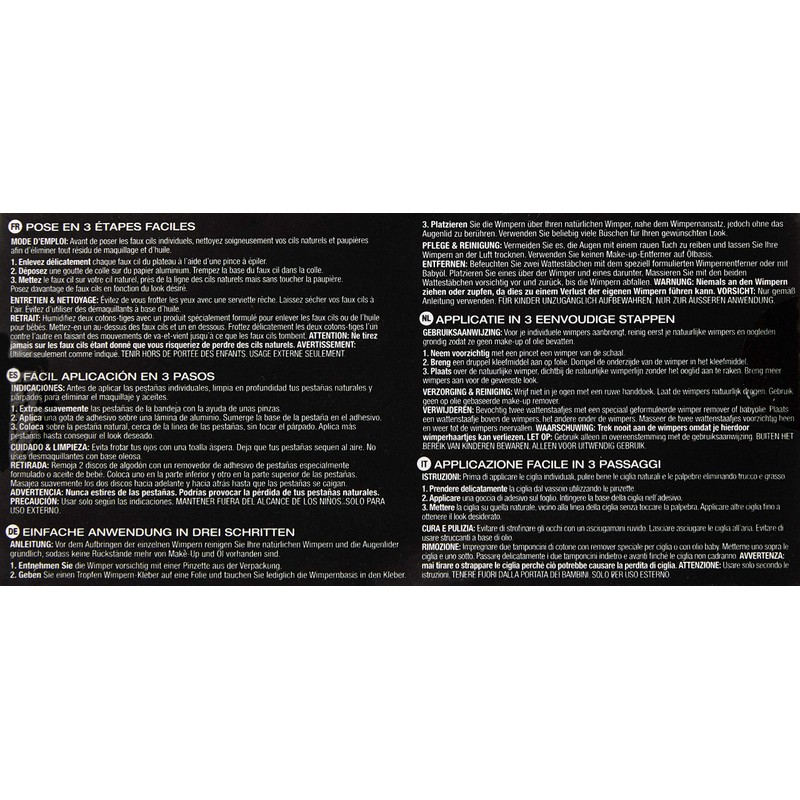 Faux Mink Individuals Medium Black