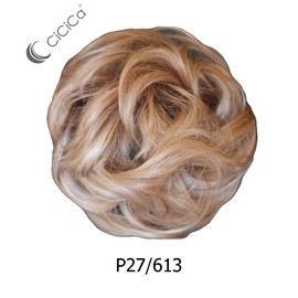 CiCiCa Synthetic Hairpiece Scrunchies (Mixed Honey Blonde and Light Blonde)