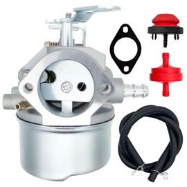 XUHOLOPE 640052 Carburetor Fits for Tecumseh HMSK80 HMSK90 HMSK100 LH318SA LH358SA Snow Blower Thrower 8HP 9HP 10HP Engine Replace 640058 640058A 640054 640349 Oregon 50-659 Stens 520-926
